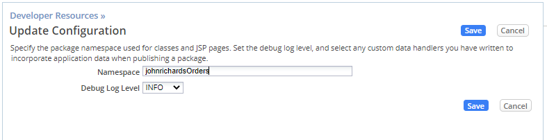 Developer Resources Update Configuration Namespace.PNG